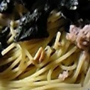 玉ねぎとツナの和風パスタ